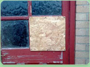 boarded up Cranham